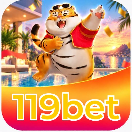 Interface da plataforma 119bet mostrando slots populares e bônus de boas-vindas